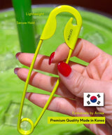 arnew hair clips Mega Hold Safety Pin vivid