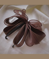 arnew banana clip Brown Romantic Brown Banana Hairclip