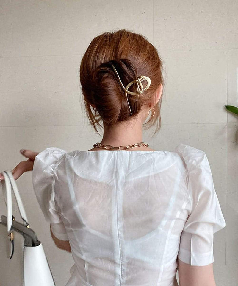 arnew Gabriel gloden hair claw clip