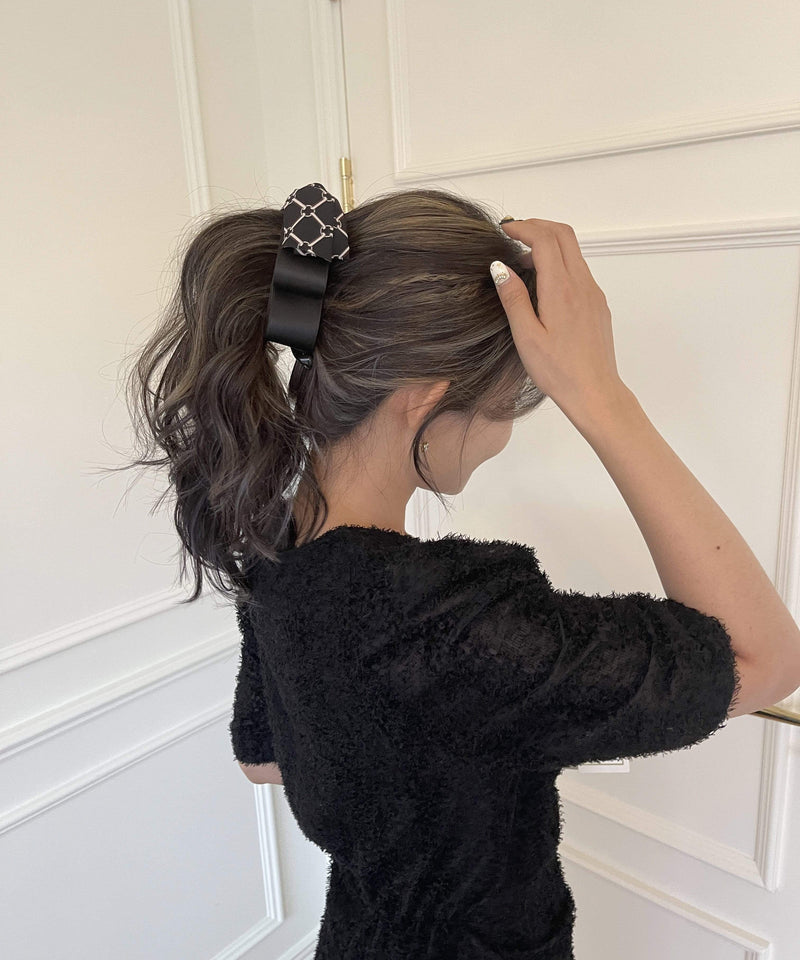 arnew Hair Accessories Monic Ribbon Banana Pin