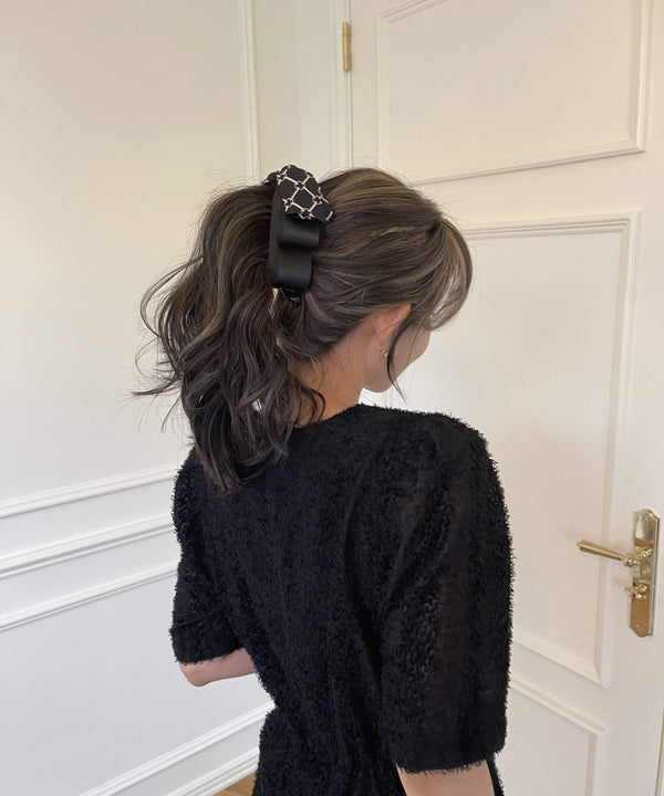 arnew Hair Accessories Monic Ribbon Banana Pin