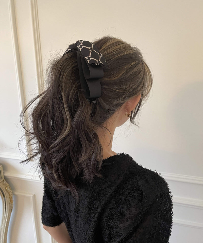 arnew Hair Accessories Monic Ribbon Banana Pin