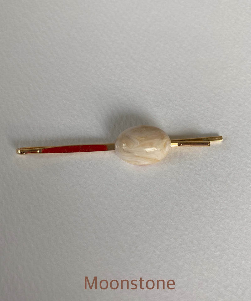 arnew Hair Accessories Moonstone Naomi Gemstone Fine Pin