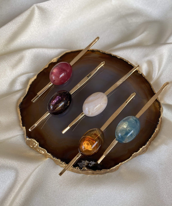 arnew Hair Accessories Naomi Gemstone Fine Pin
