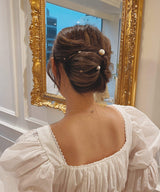 arnew Hair Accessories Pearl Screw Pin