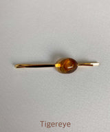 arnew Hair Accessories Tigereye Naomi Gemstone Fine Pin