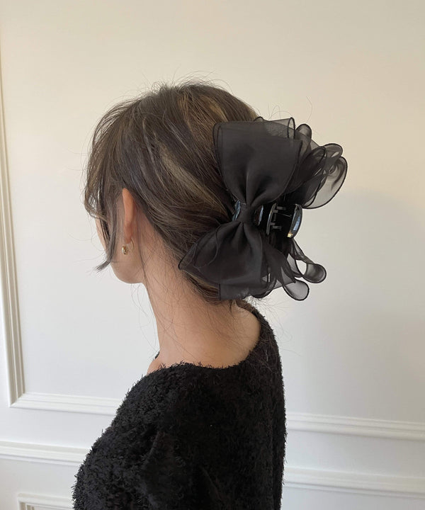 arnew hair claws Amor Big Ribbon Hair Claw