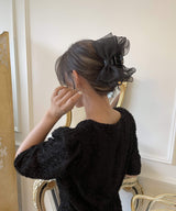 arnew hair claws Amor Big Ribbon Hair Claw