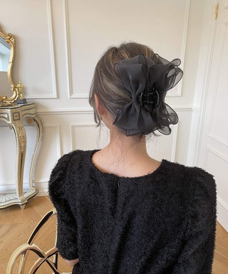 arnew hair claws Amor Big Ribbon Hair Claw