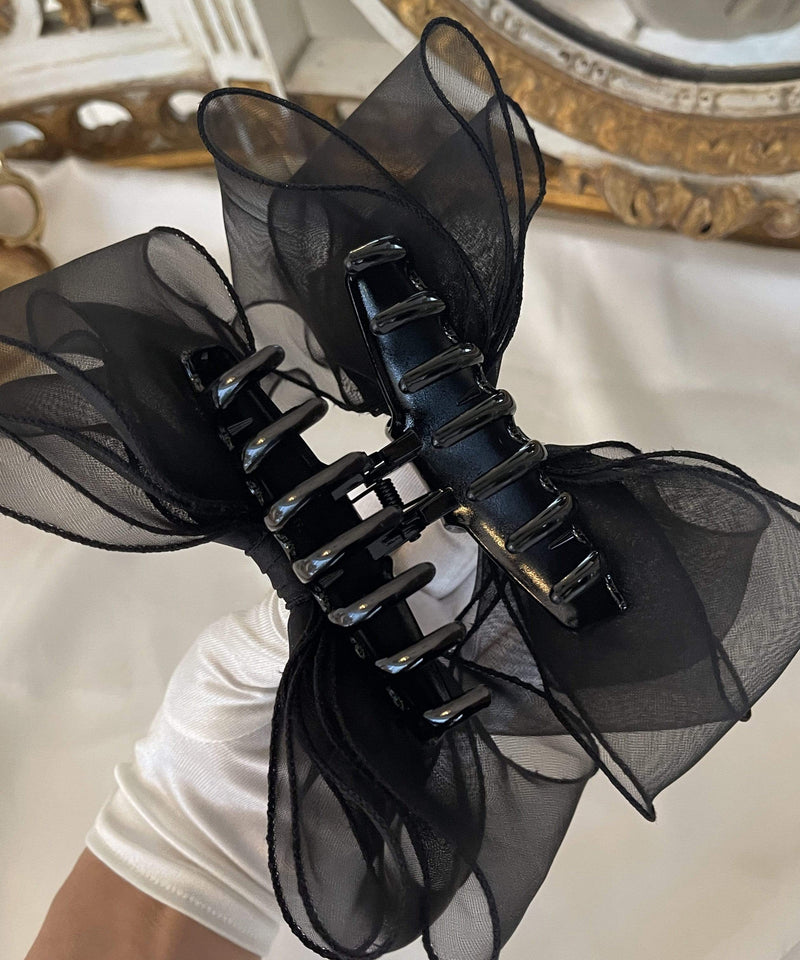 arnew hair claws Amor Big Ribbon Hair Claw