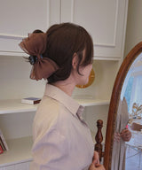 arnew hair claws Amor Fall Big Ribbon Hair Claw