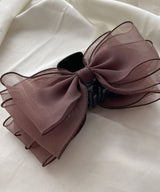 arnew hair claws Copy of Amor Big Ribbon Hair Claw