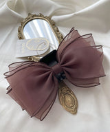 arnew hair claws Amor Fall Big Ribbon Hair Claw