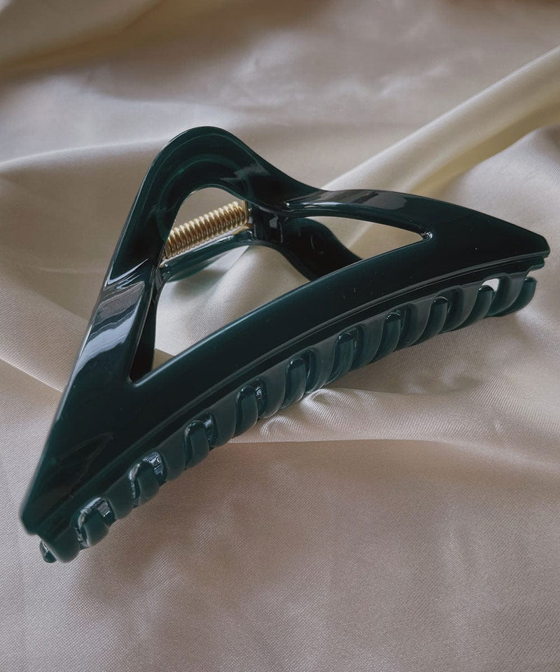 arnew hair claws Green Triangle Hairclaw Clip