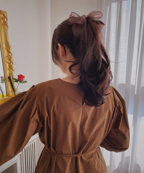arnew hair claws Romantic Brown Banana Hairclip