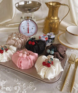 arnew hair claws Silk Cupcake Scrunchie ponytail hoder