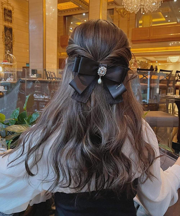 arnew hair clips Noble bow hairclip