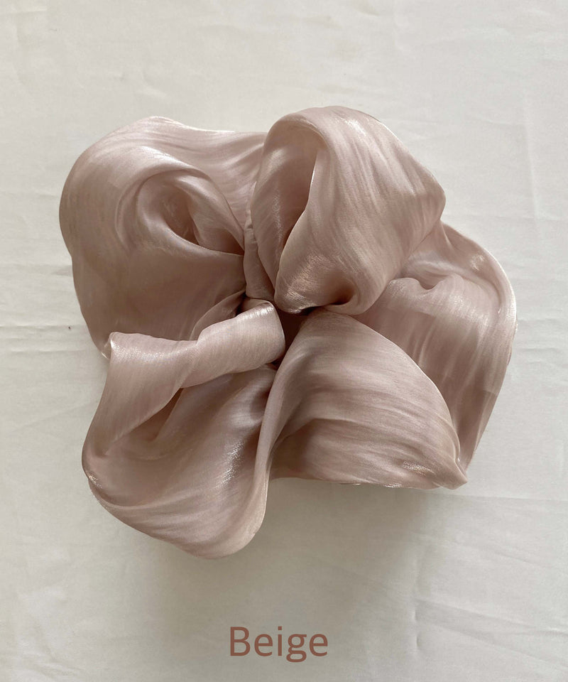 arnew hair ties Beige Arkle Fabric  Scrunchie