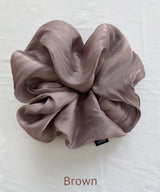 arnew hair ties Brown Arkle Fabric  Scrunchie