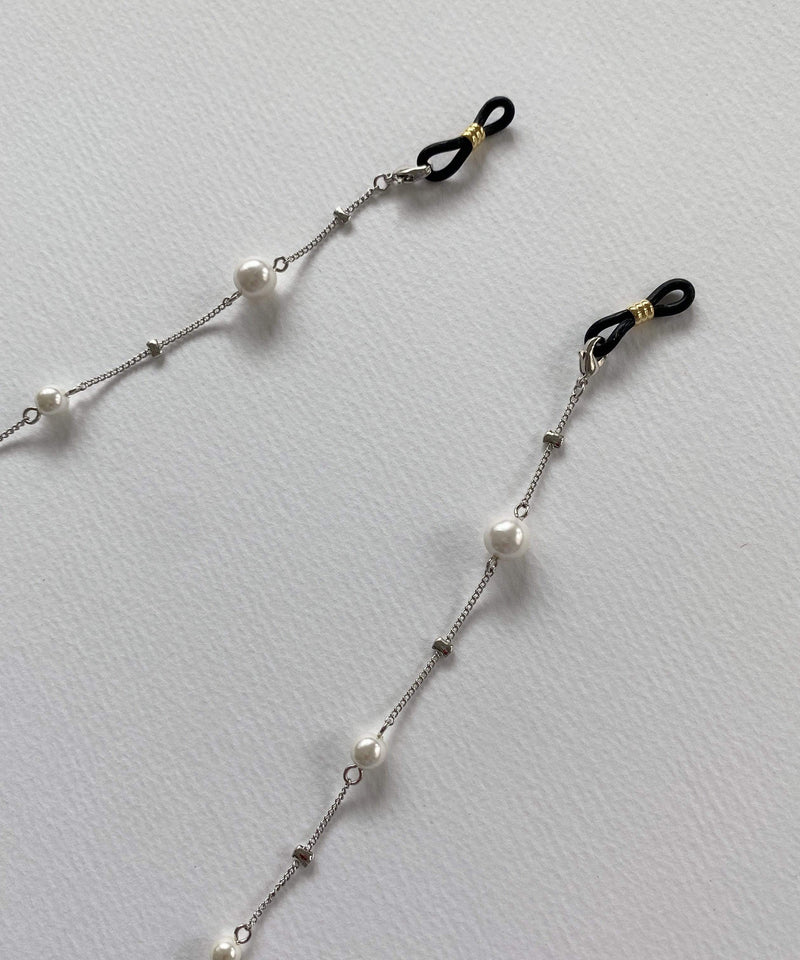 arnew Jewelry Ananias Pearl Necklace Mask Straps