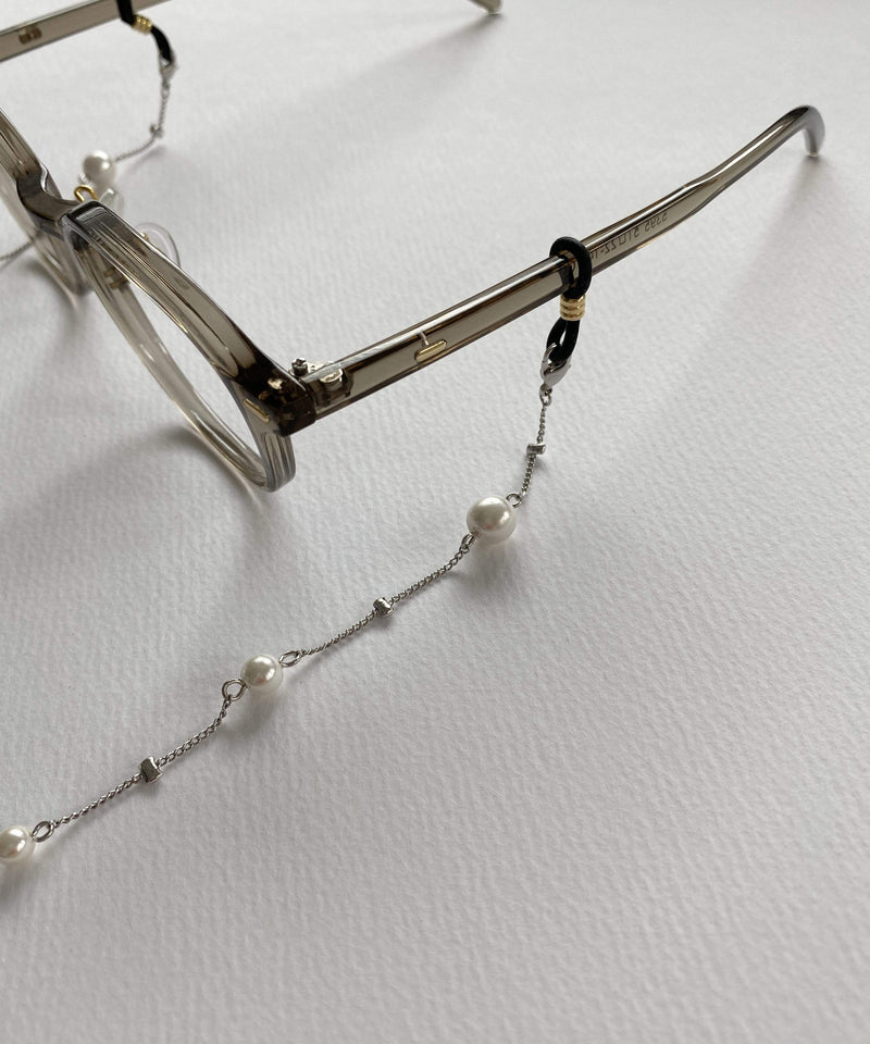 arnew Jewelry Ananias Pearl Necklace Mask Straps