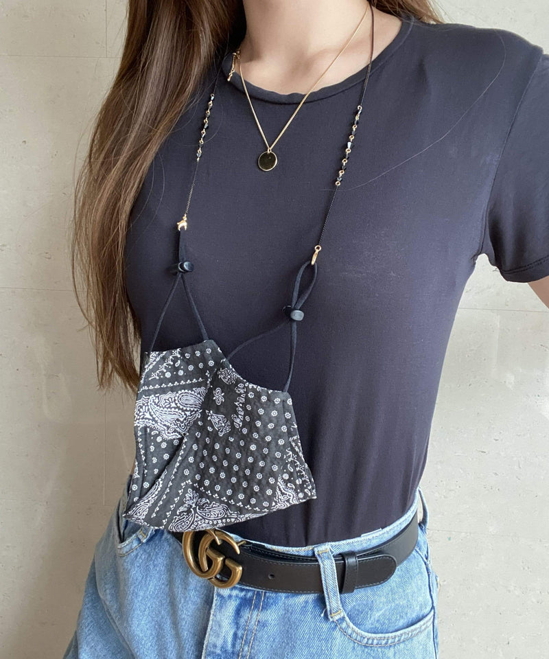 arnew Jewelry Gody Swarovski Mask Strap