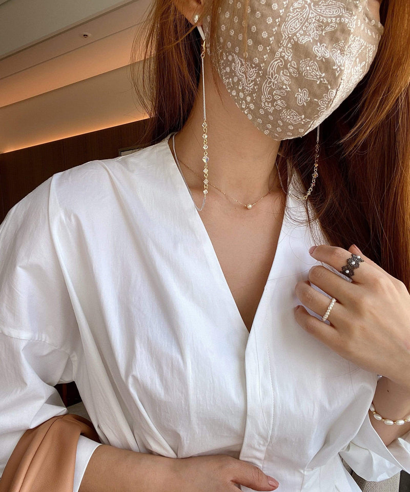 arnew Jewelry Gody Swarovski Mask Strap
