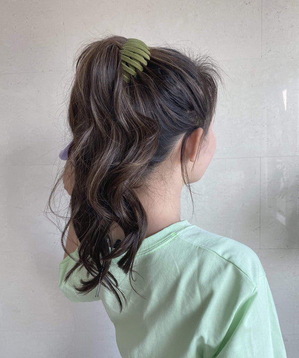 arnew Velvet Pony Dumpling Hairpin