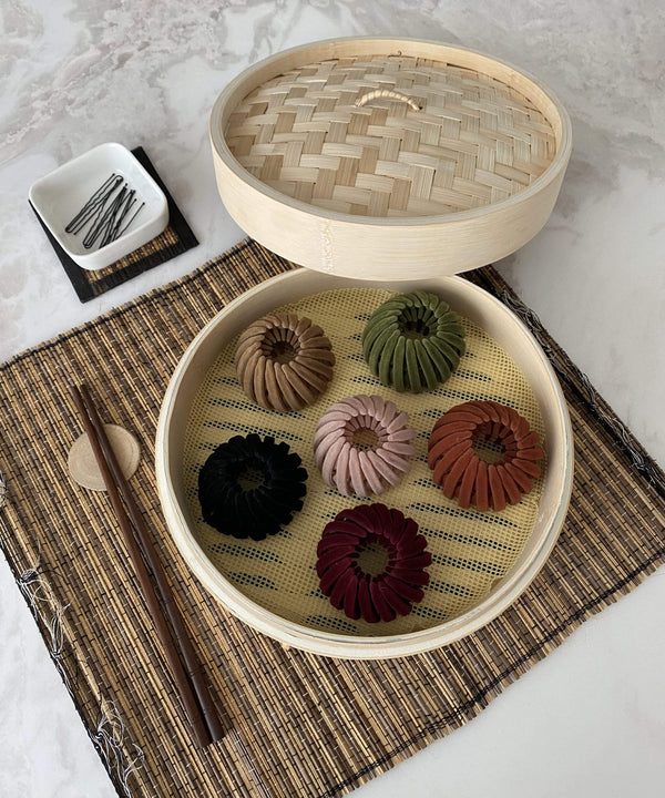 arnew Velvet Pony Dumpling Hairpin